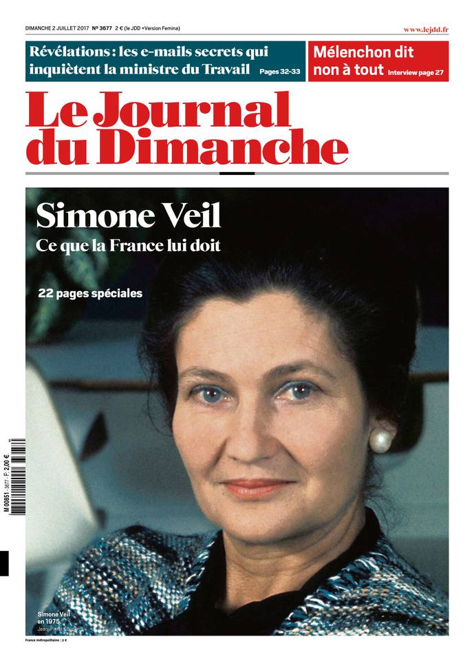 Le Journal du Dimanche 02 juillet 2017 Le Journal du Dimanche N°3677 du 02 juillet 2017 à télécharger sur iPad