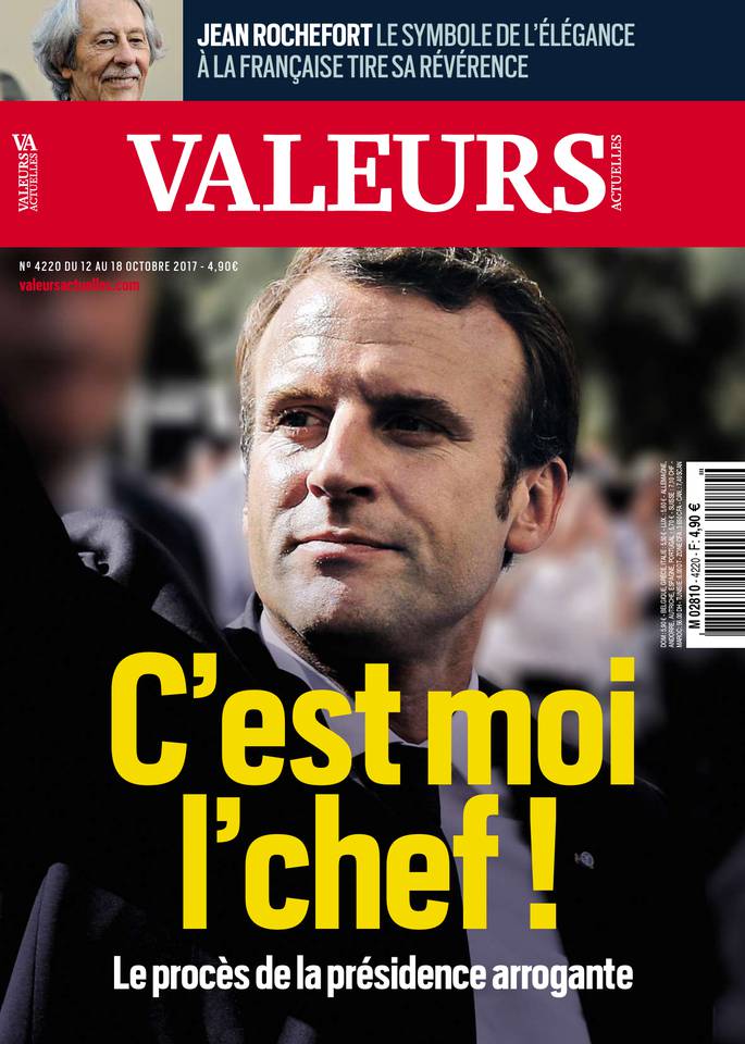 Valeurs actuelles 12 octobre 2017 Valeurs actuelles N°4220 du 12 octobre 2017 à télécharger sur iPad