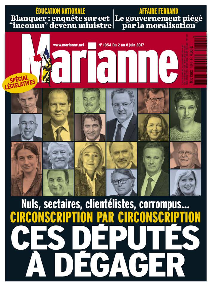 Marianne 02 juin 2017 Marianne N°1054 du 02 juin 2017 à télécharger sur iPad