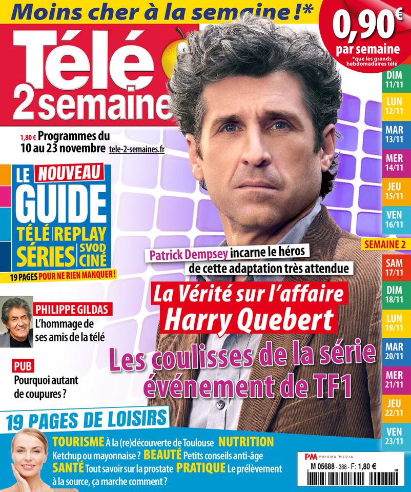 Télé 2 Semaines 05 novembre 2018 Télé 2 Semaines N°388 du 05 novembre 2018 à télécharger sur iPad