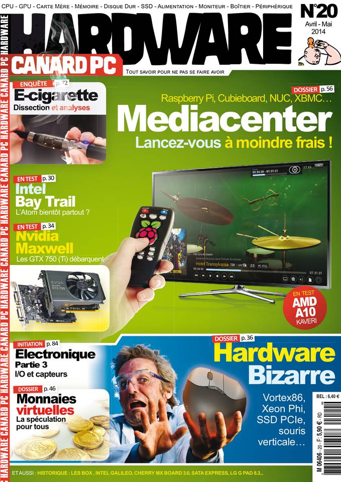 Canard PC Hardware 22 mars 2014 Canard PC Hardware N°20 du 22 mars 2014 à télécharger sur iPad