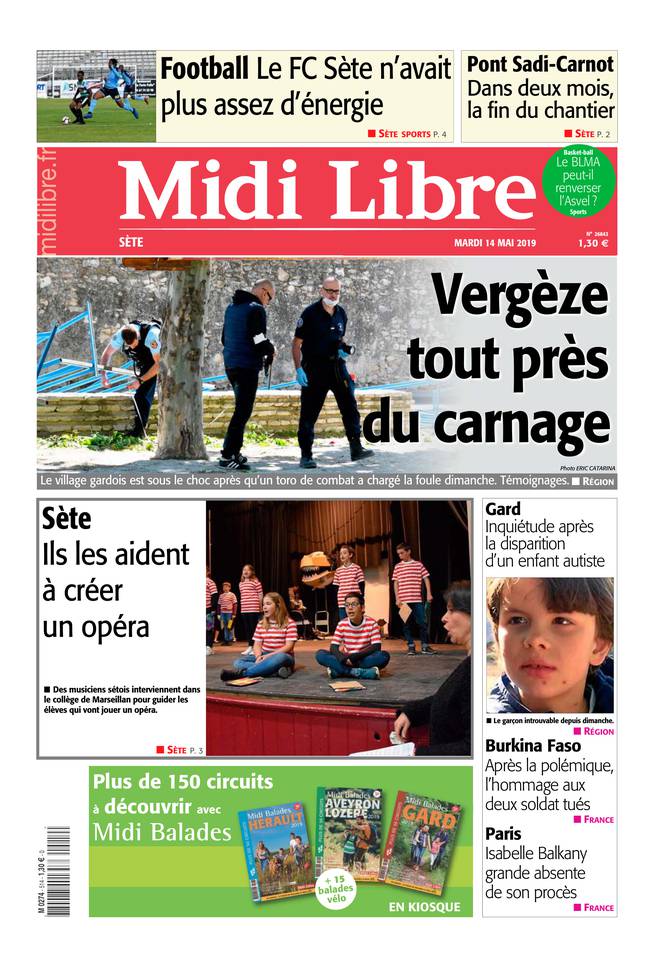 Midi Libre 14 mai 2019 Midi Libre du 14 mai 2019 à télécharger sur iPad