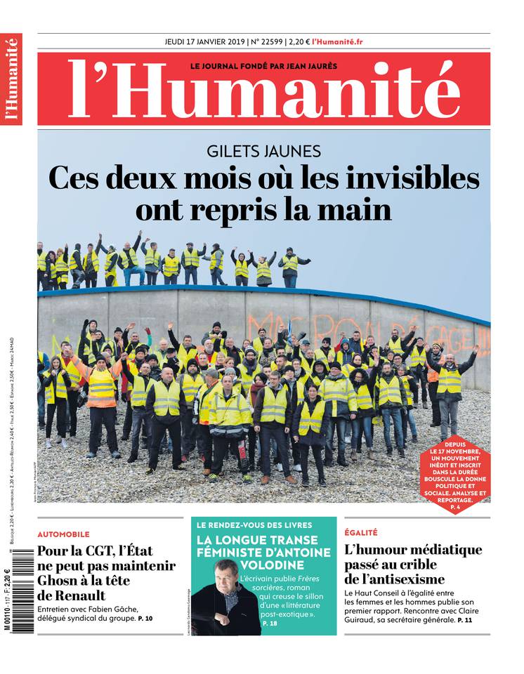 L'Humanité 17 janvier 2019 Abonnement à L’Humanité Pas Cher avec le BOUQUET INFO ePresse.fr