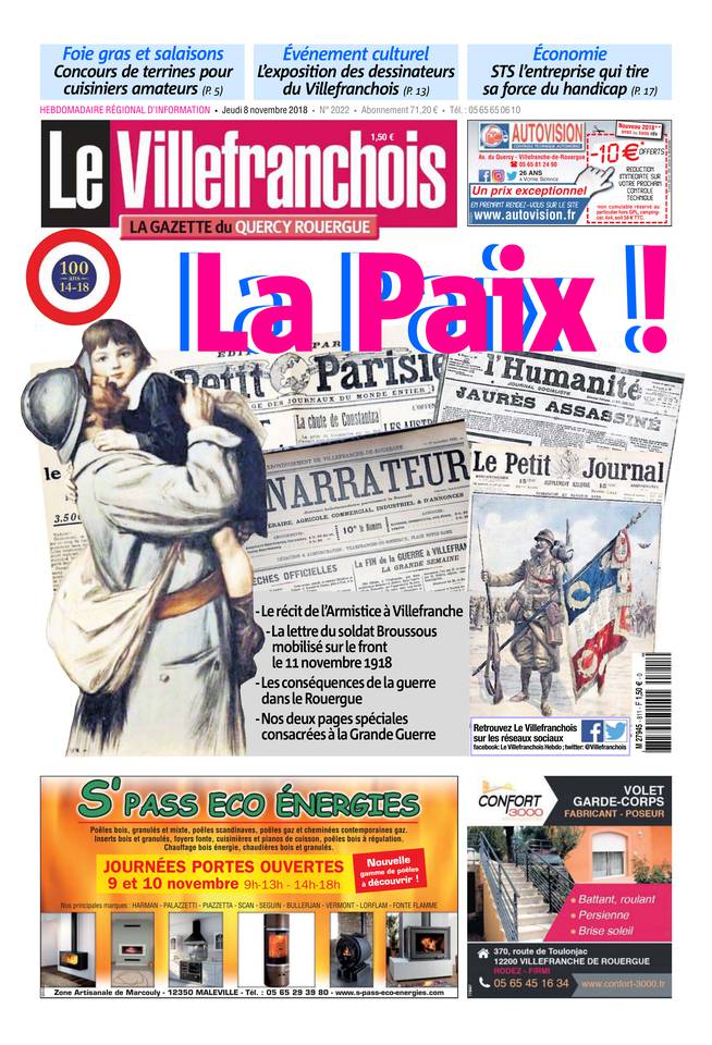 Le Villefranchois 08 novembre 2018 Le Villefranchois du 08 novembre 2018