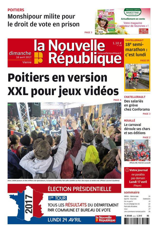 La Nouvelle République Dimanche 16 avril 2017 La Nouvelle République Dimanche du 16 avril 2017 à télécharger sur iPad