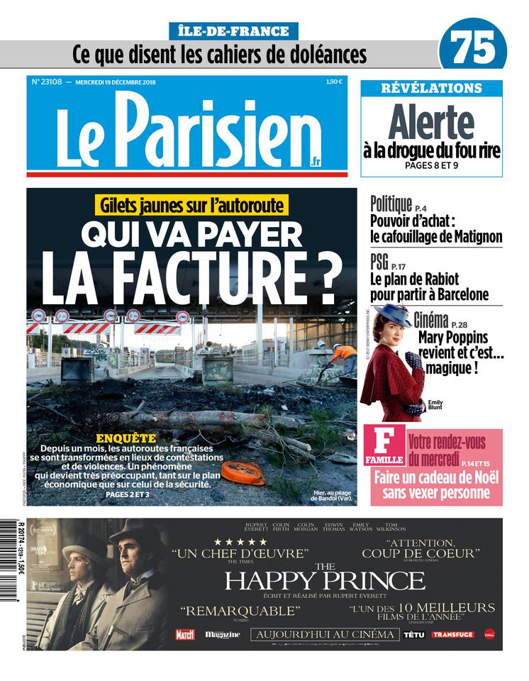 Le Parisien 19 décembre 2018 Abonnement Le Parisien Pas Cher avec le BOUQUET INFO ePresse.fr