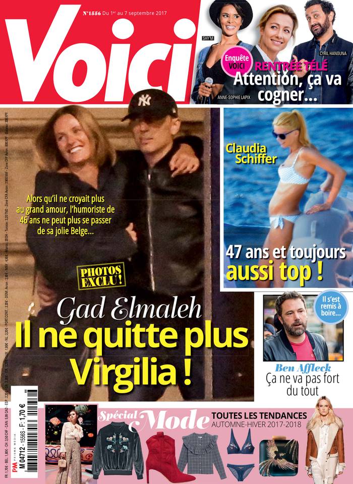 Voici 01 septembre 2017 Voici N°1556 du 01 septembre 2017 à télécharger sur iPad