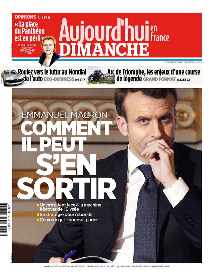 Aujourd'hui en France 07 octobre 2018 Aujourd'hui en France du 07 octobre 2018 à télécharger sur iPad
