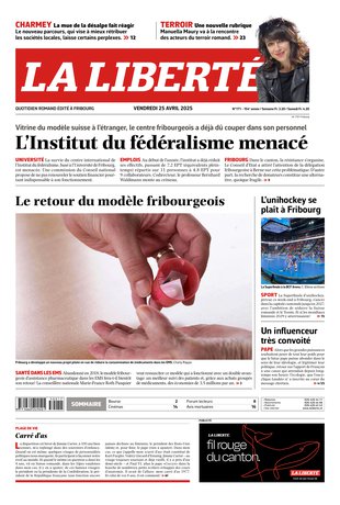 Couverture du magazine en date du 2025-04-25