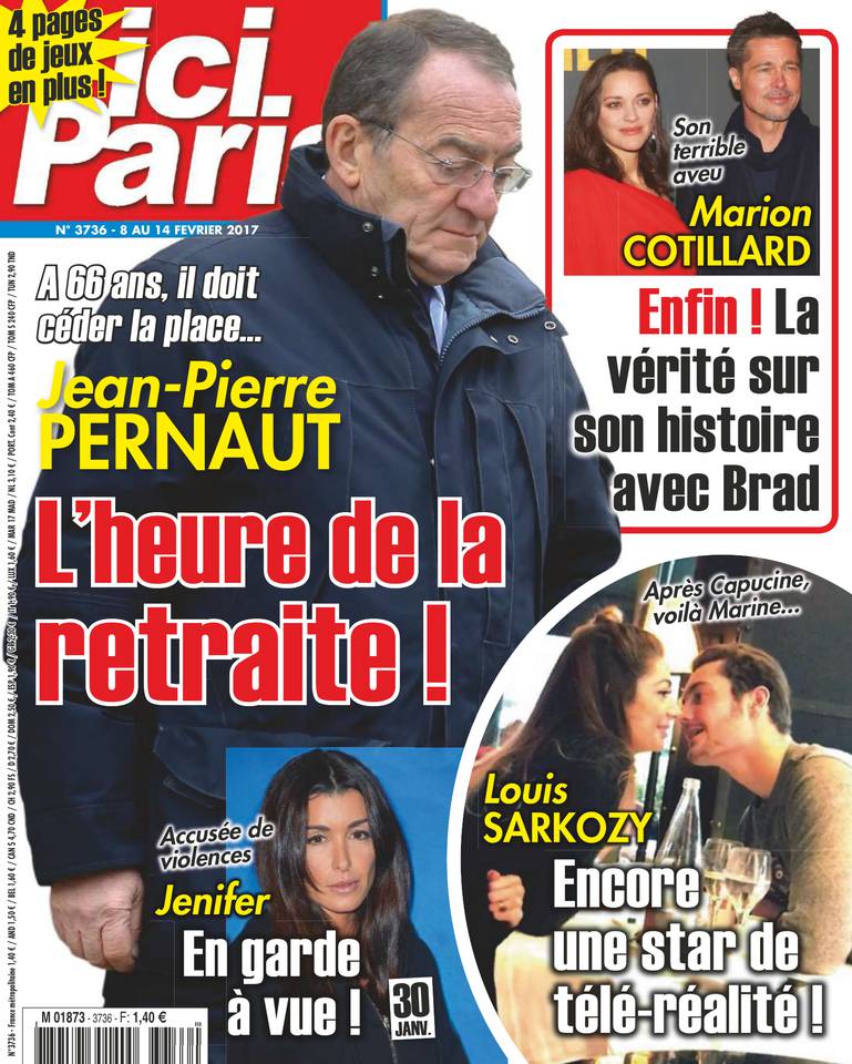 Ici Paris 08 février 2017 Ici Paris N°3736 du 08 février 2017 à télécharger sur iPad