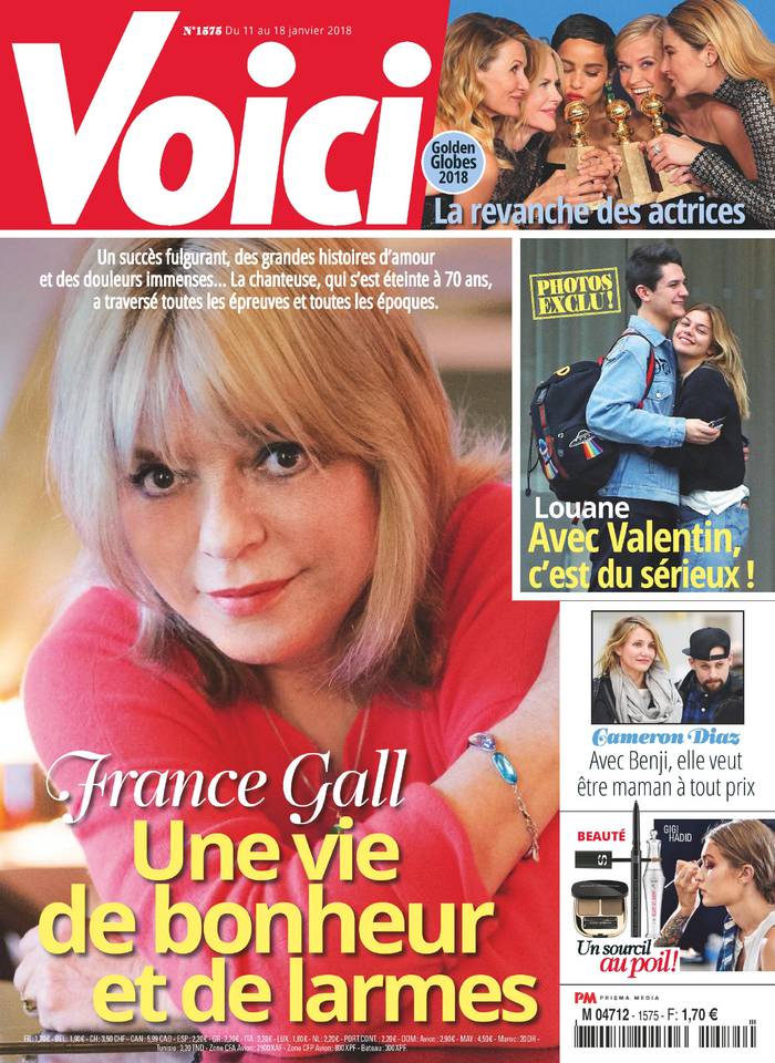 Voici 11 janvier 2018 Voici N°1575 du 11 janvier 2018 à télécharger sur iPad