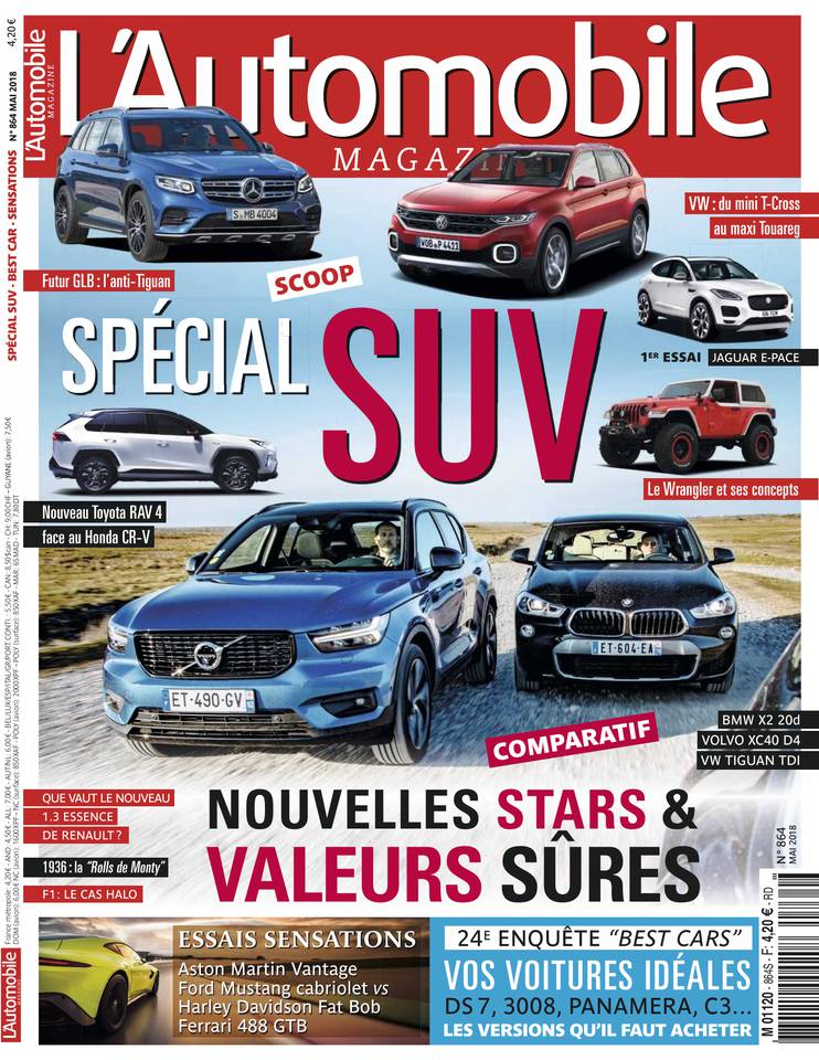 L'Automobile Magazine 851 12 avril 2018 Abonnement L'Automobile Magazine Pas Cher avec le BOUQUET ePresse.fr