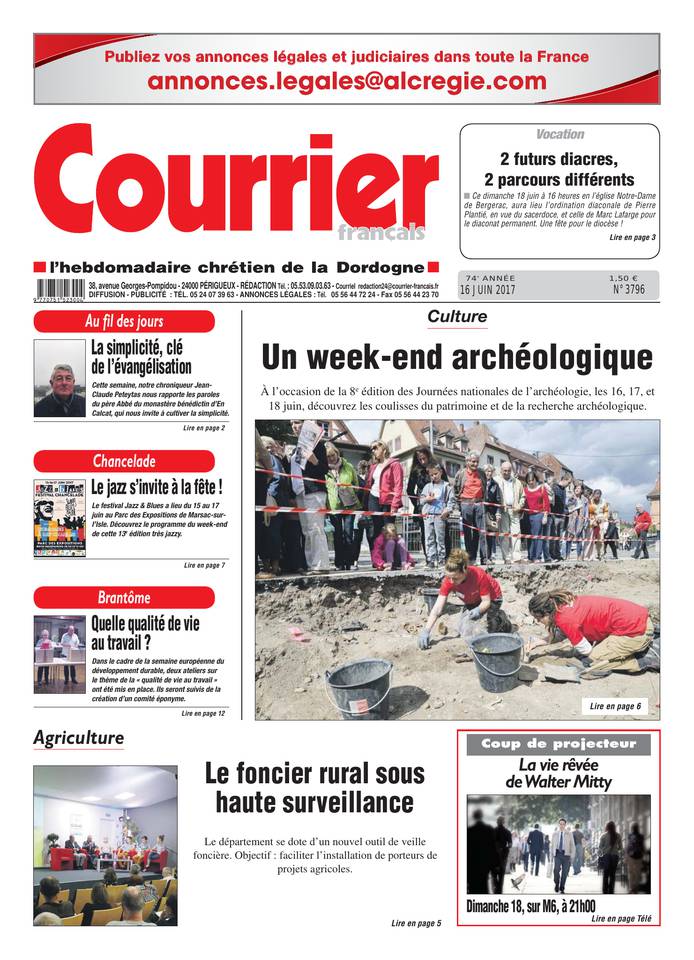 Courrier Français 16 juin 2017 Courrier Français du 16 juin 2017 à télécharger sur iPad