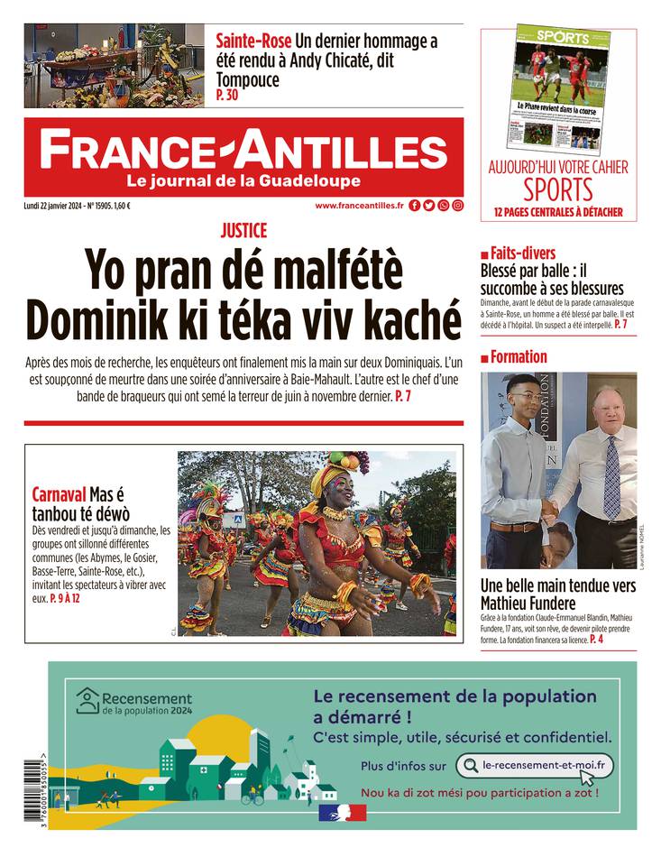 Toute L'actualité De La Guadeloupe - France Antilles