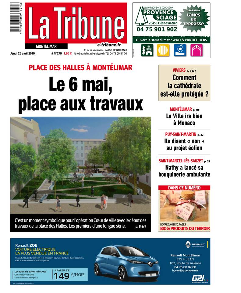 La Tribune - Montélimar / Ardèche / Provence / Tricastin 25 avril 2019 Abonnement à La Tribune Pas Cher avec le BOUQUET INFO ePresse.fr