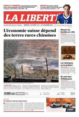 Couverture du magazine en date du 2025-10-31