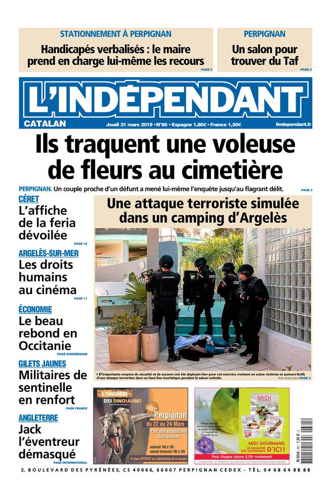 L'Indépendant 21 mars 2019 Abonnement L’Indépendant Pas Cher avec BOUQUET INFO ePresse.fr