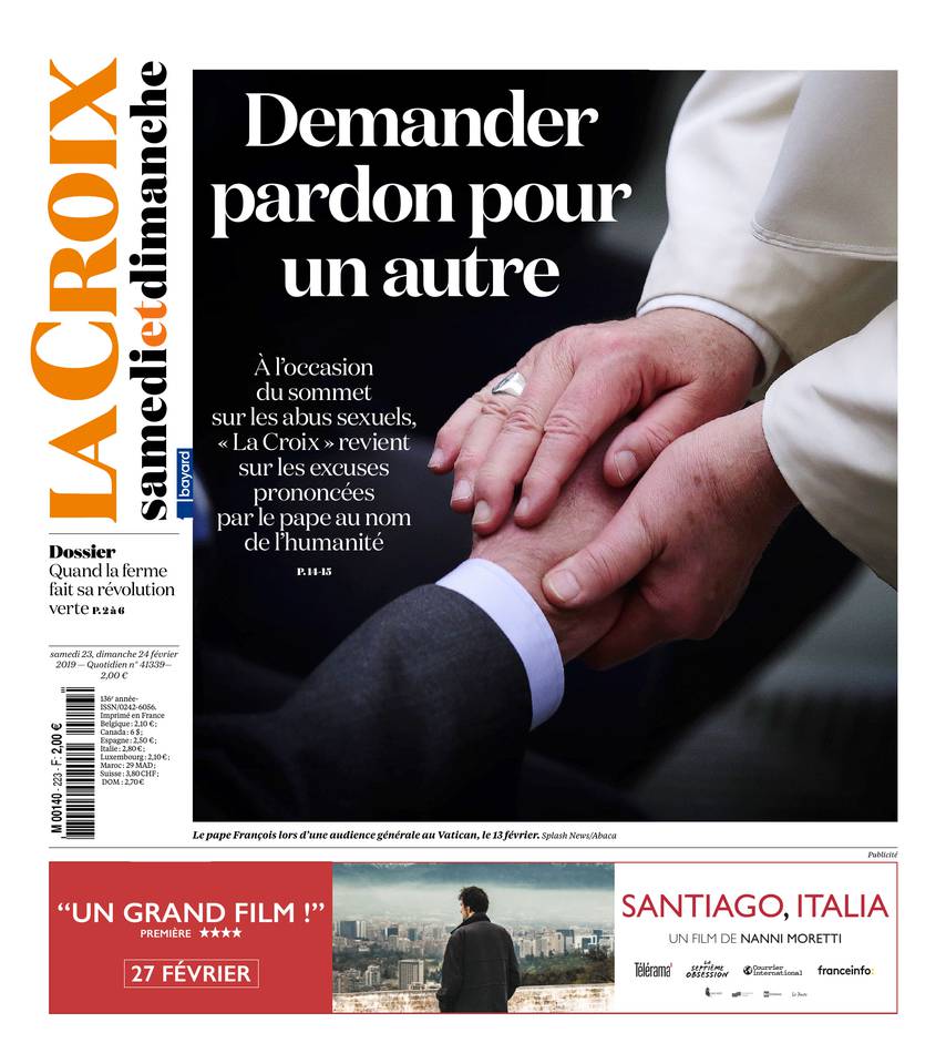 La Croix 23 février 2019 La Croix du 23 février 2019 à télécharger sur iPad