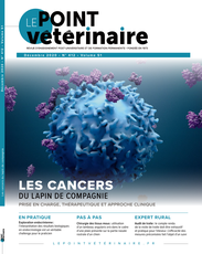 Couverture du dernier numero du Point Vétérinaire