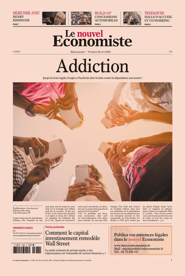 Le nouvel Economiste 09 août 2018 Abonnement Nouvel Économiste Pas Cher avec le BOUQUET ePresse.fr