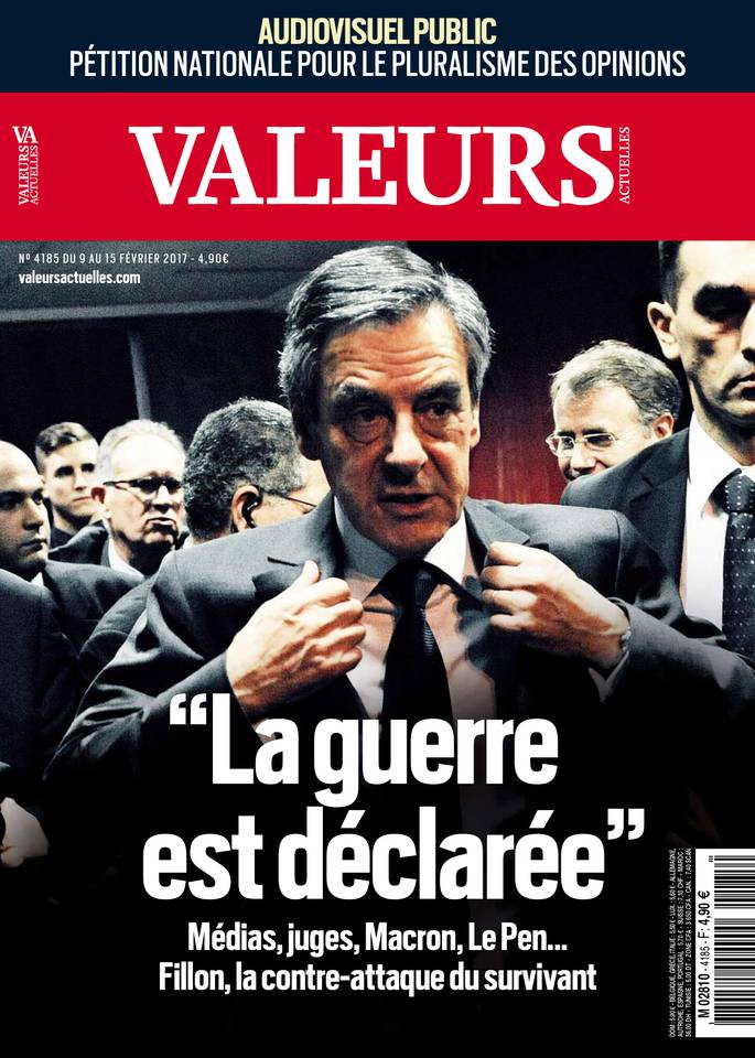 Valeurs actuelles 09 février 2017 Valeurs actuelles N°4185 du 09 février 2017 à télécharger sur iPad