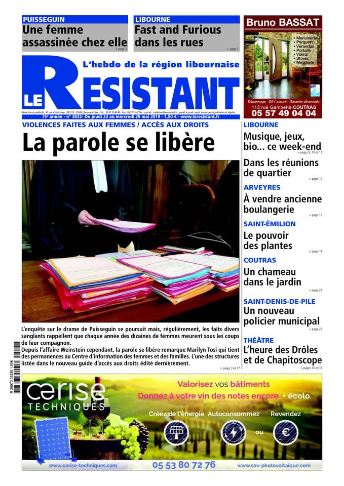 Le Résistant 23 mai 2019 Abonnement Le Résistant Pas Cher avec BOUQUET INFO ePresse.fr