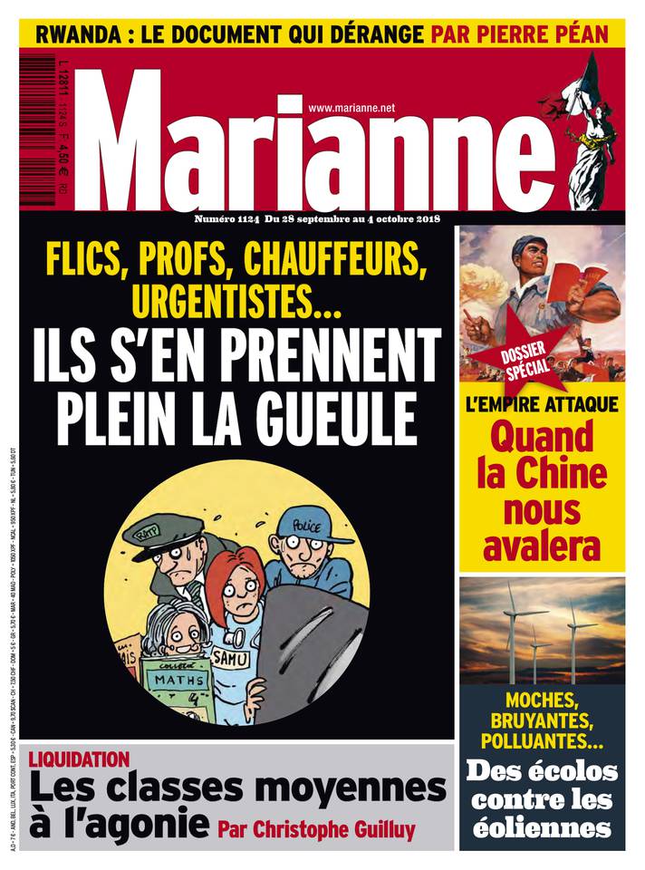 Marianne 28 septembre 2018 Marianne N°1124 du 28 septembre 2018 à télécharger sur iPad