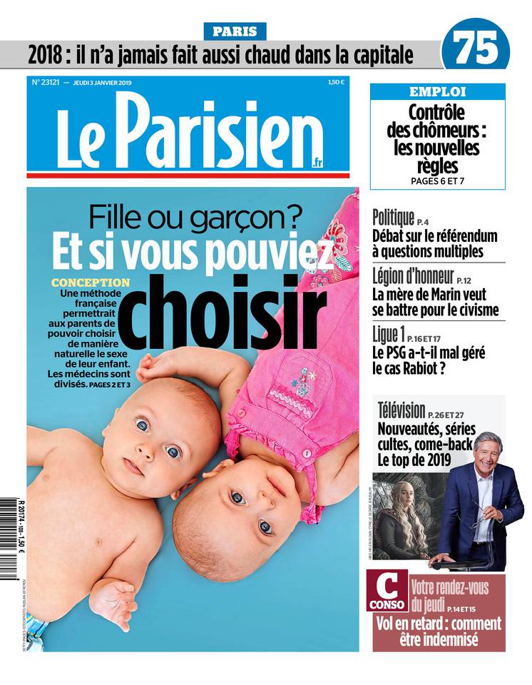 Le Parisien 03 janvier 2019 Le Parisien du 03 janvier 2019 à télécharger sur iPad