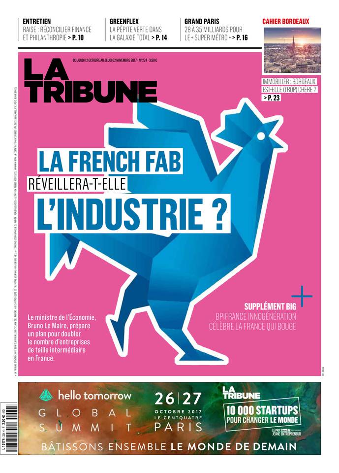 La Tribune Hebdomadaire 12 octobre 2017 La Tribune Hebdomadaire du 12 octobre 2017 à télécharger sur iPad