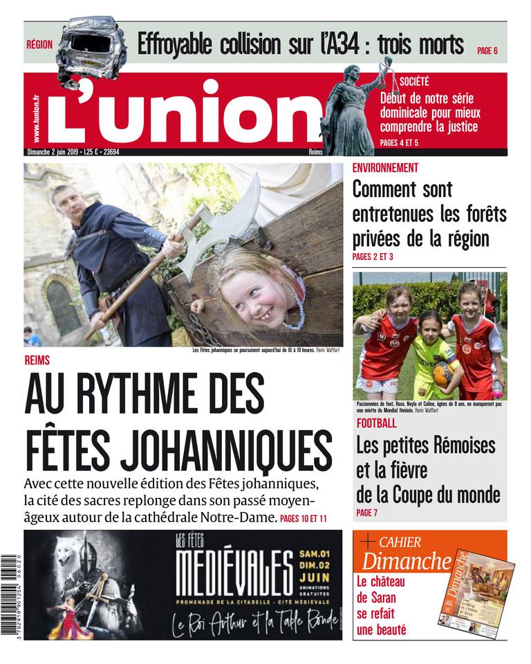 L'Union Ardennes 02 juin 2019 L'Union Ardennes du 02 juin 2019 à télécharger sur iPad