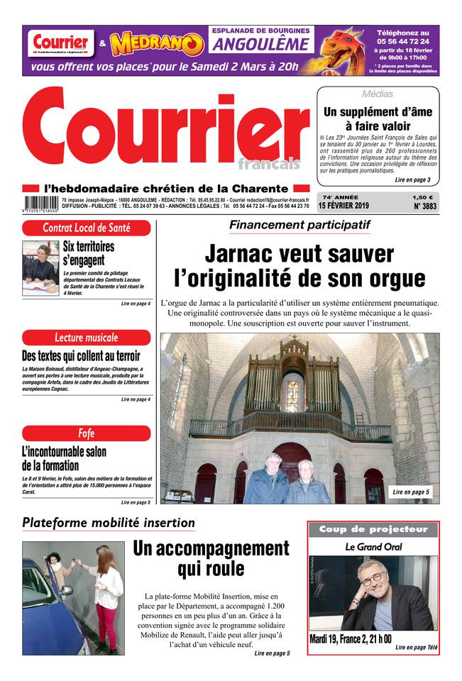Courrier Français 15 février 2019 Courrier Français