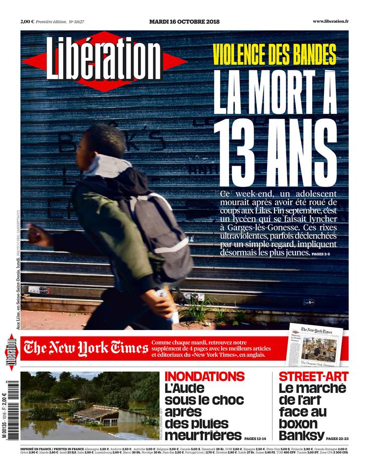 Libération 16 octobre 2018 Libération du 16 octobre 2018 à télécharger sur iPad