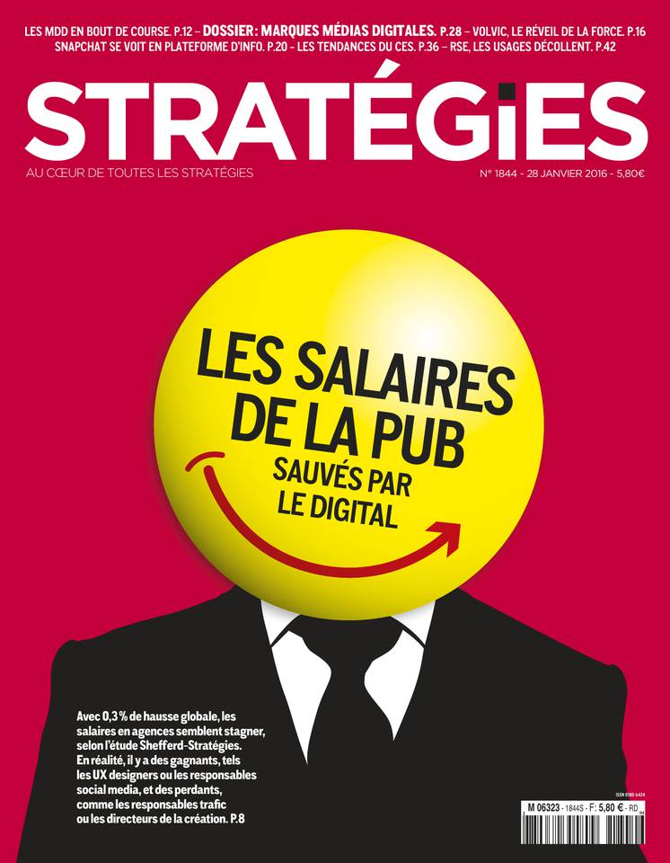 Stratégies 28 janvier 2016 Stratégies N°1844 du 28 janvier 2016 à télécharger sur iPad
