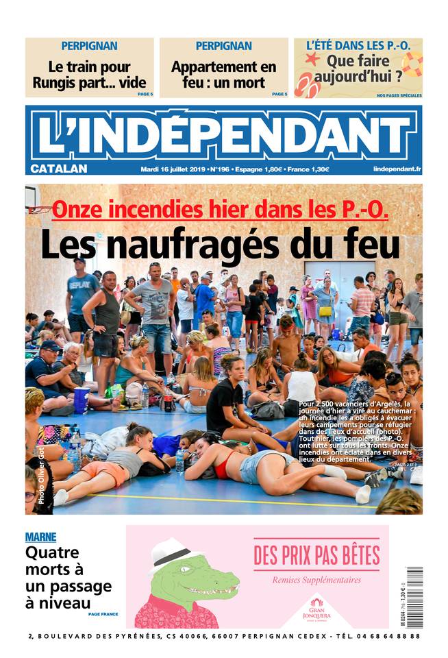 L'Indépendant 16 juillet 2019 Abonnement L’Indépendant Pas Cher avec BOUQUET INFO ePresse.fr