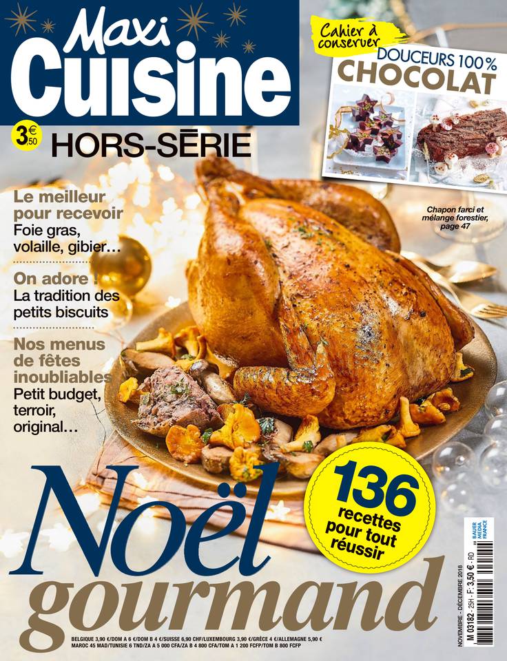 MAXI CUISINE HORS-SERIE 29 octobre 2018 Abonnement à MAXI CUISINE HORS-SERIE Pas Cher avec le BOUQUET ePresse.fr