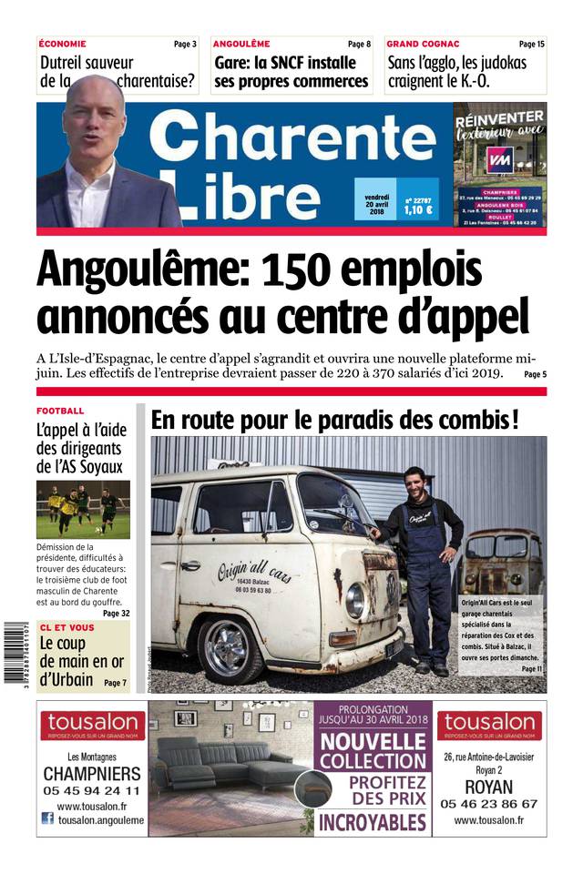 Charente Libre 20 avril 2018 Abonnement Charente Libre Pas Cher avec BOUQUET INFO ePresse.fr