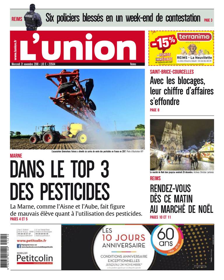 L'Union Ardennes 21 novembre 2018 L'Union Ardennes du 21 novembre 2018 à télécharger sur iPad