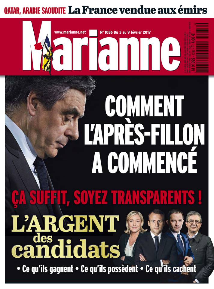 Marianne 03 février 2017 Marianne N°1036 du 03 février 2017 à télécharger sur iPad