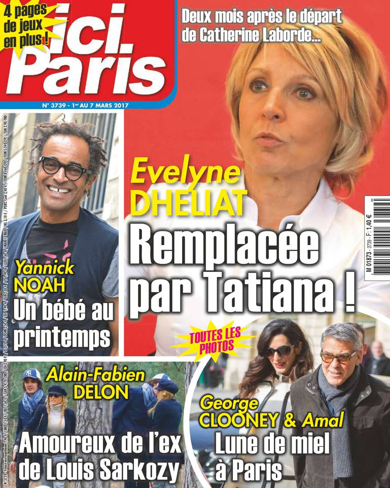 Ici Paris 01 mars 2017 Ici Paris N°3739 du 01 mars 2017 à télécharger sur iPad