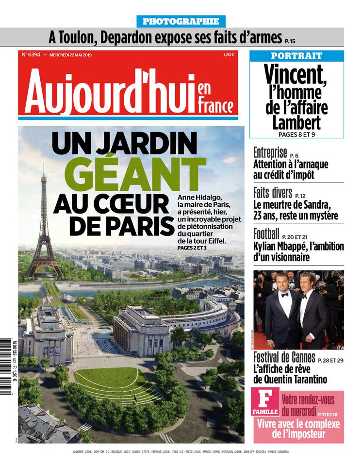 Aujourd'hui en France 22 mai 2019 Aujourd'hui en France du 22 mai 2019 à télécharger sur iPad