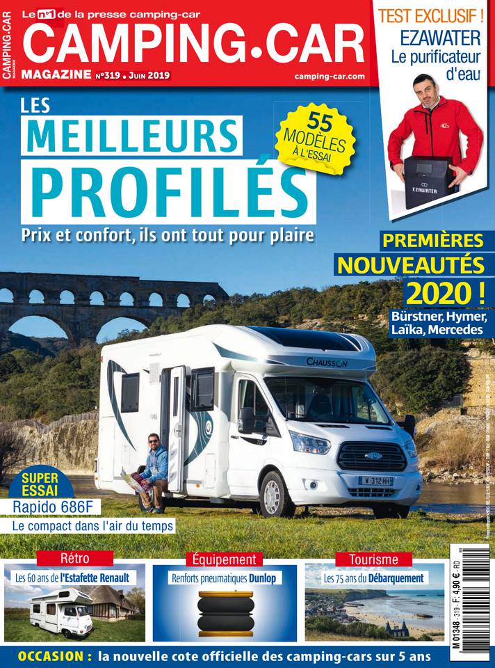 Camping-car Magazine 03 mai 2019 Abonnement Camping-car Magazine Pas Cher avec le BOUQUET ePresse.fr