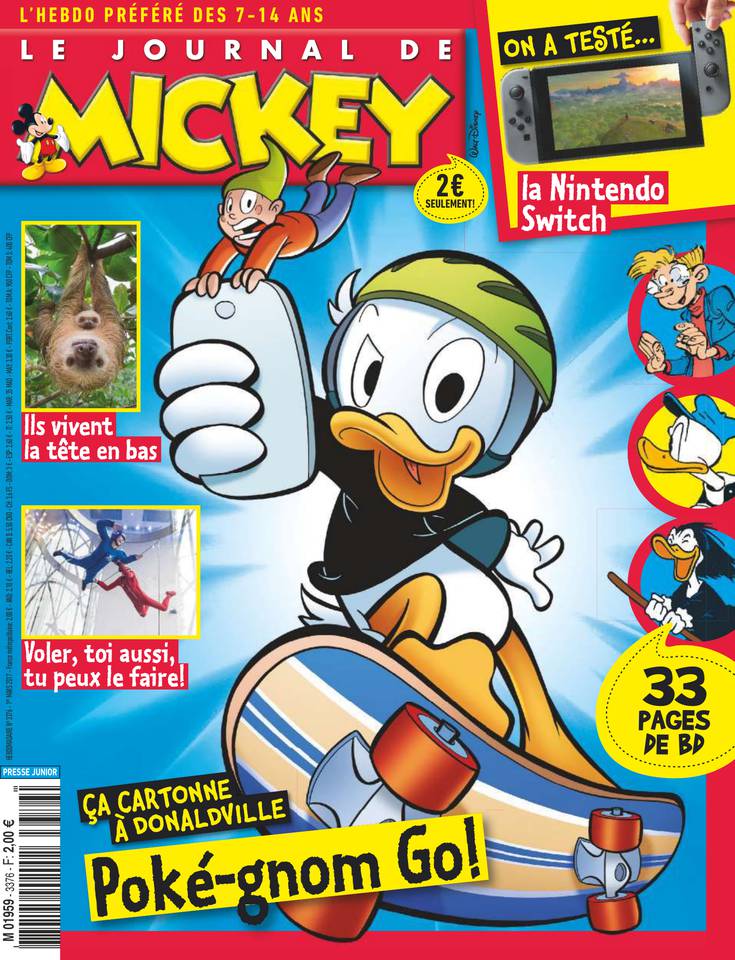 Le Journal de Mickey 01 mars 2017 Le Journal de Mickey N°3376 du 01 mars 2017 à télécharger sur iPad