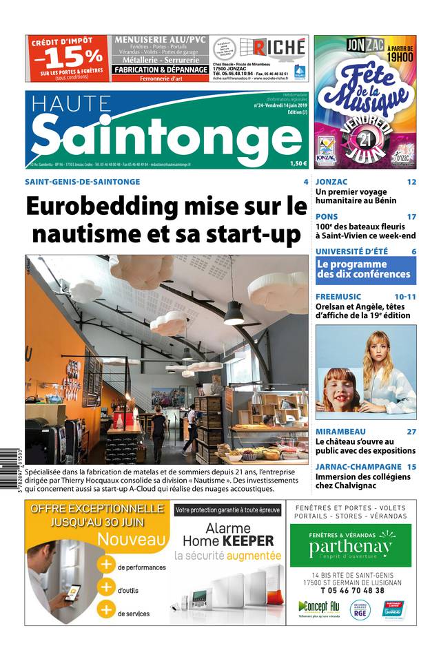 Haute Saintonge 14 juin 2019 Abonnement Haute Saintonge Pas Cher avec BOUQUET INFO ePresse.fr