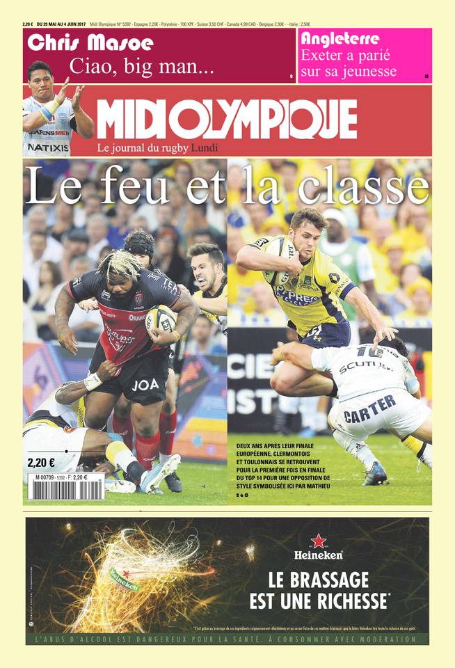 Midi Olympique Rouge 29 mai 2017 Midi Olympique Rouge du 29 mai 2017 à télécharger sur iPad