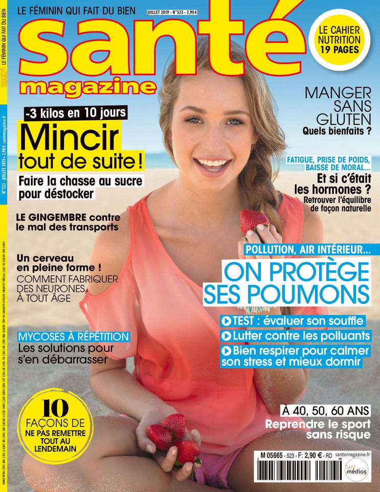 Santé Magazine 05 juin 2019 Abonnement Santé Mag Pas Cher avec le BOUQUET À LA CARTE ePresse.fr