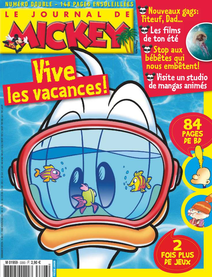 Le Journal de Mickey 28 juin 2017 Le Journal de Mickey N°3393 du 28 juin 2017 à télécharger sur iPad