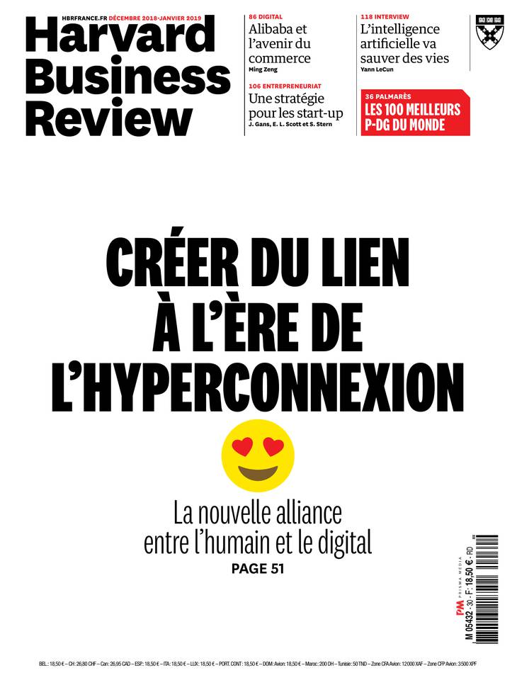 Harvard Business Review 08 novembre 2018 Abonnement Harvard Business Review Pas Cher avec l’OFFRE ePresse.fr