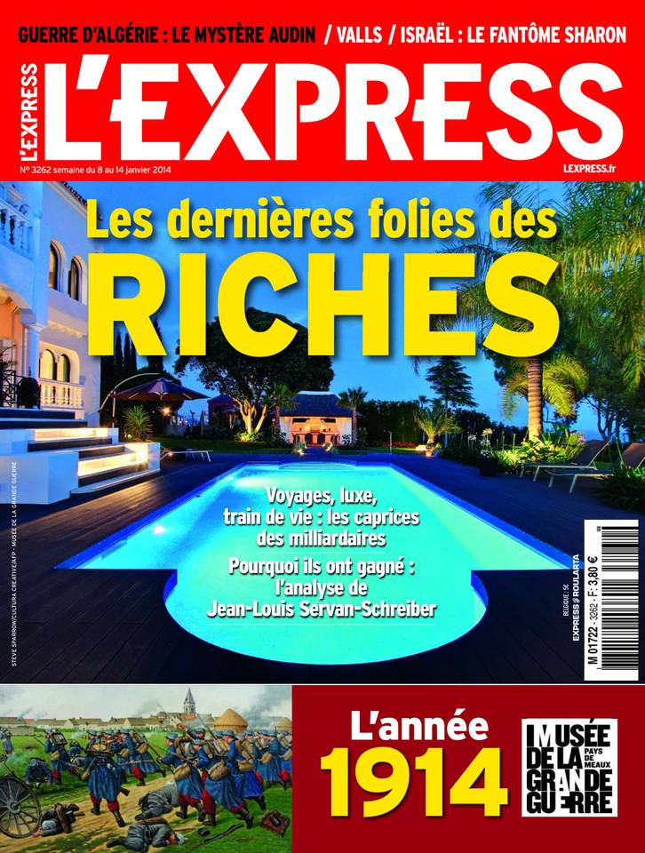L'Express 08 janvier 2014 L'Express N°3262 du 08 janvier 2014 à télécharger sur iPad