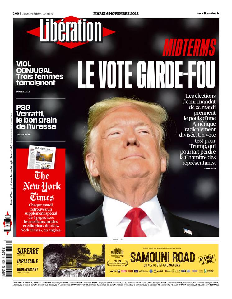 Libération 06 novembre 2018 Libération du 06 novembre 2018 à télécharger sur iPad