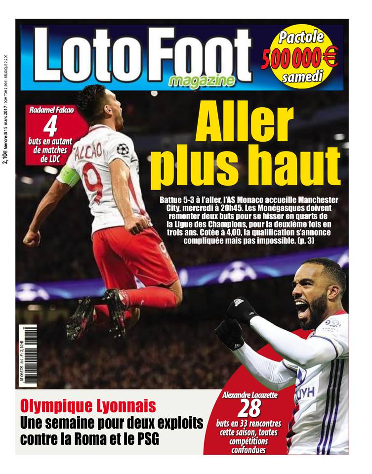 Loto Foot Magazine 15 mars 2017 Loto Foot Magazine du 15 mars 2017 à télécharger sur iPad